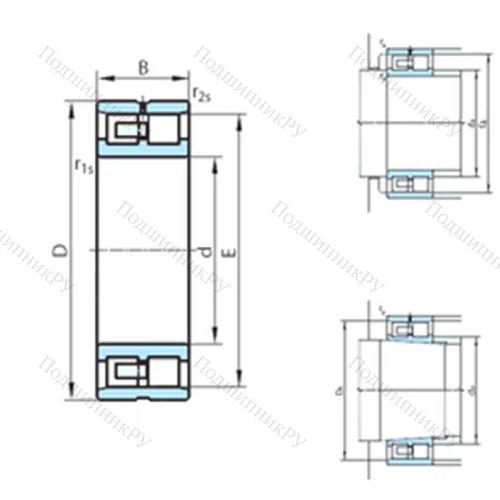 Подшипник роликовый радиальный  512-25