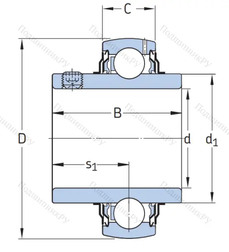 Корпусный подшипник YAR 206-104-2F 4L1PW7JKLE в Ярославле