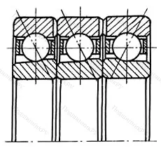 Подшипник 3O 7256BG/TFTW размер 280x500x240