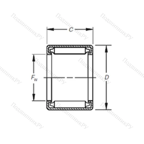 Подшипник игольчатый радиальный