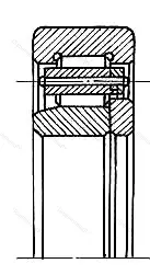 Подшипник  2232872 размер 360x440x48