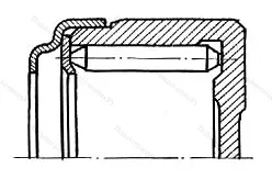 Модификация подшипника 804907К3 размер 33,635x50x25,1