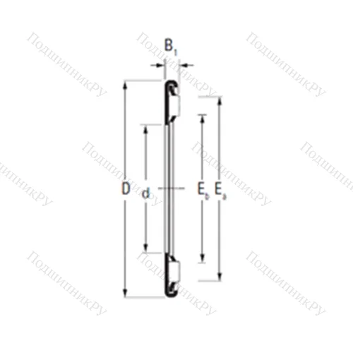 Подшипник игольчатый упорный