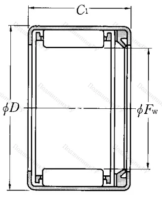 Игольчатый подшипник HK 4518 L/3AS