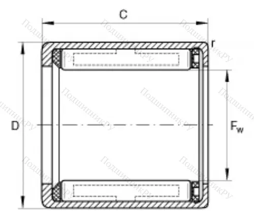 Подшипник обгонной муфты обгонная муфта HF 3020- L 564 в Ярославле