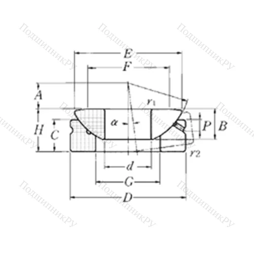 Подшипник скольжения сферический SAT 70