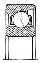 Модификация подшипника 5-6005К размер 5x16x5
