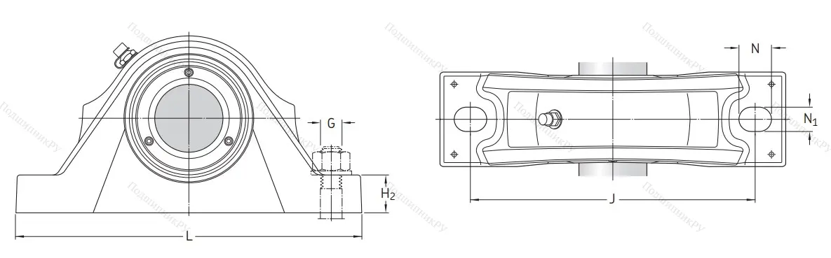 Подшипниковый узел SYNT 60 FTS