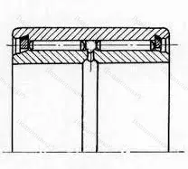Модификация подшипника 654718К размер 90x140x110 от производителя  ГПЗ-3