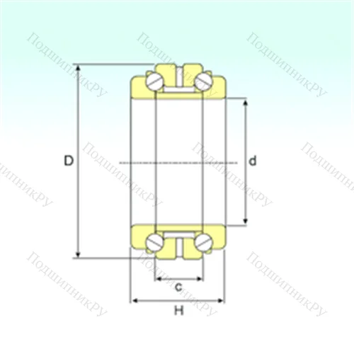 Подшипник шариковый упорно-радиальный 234932