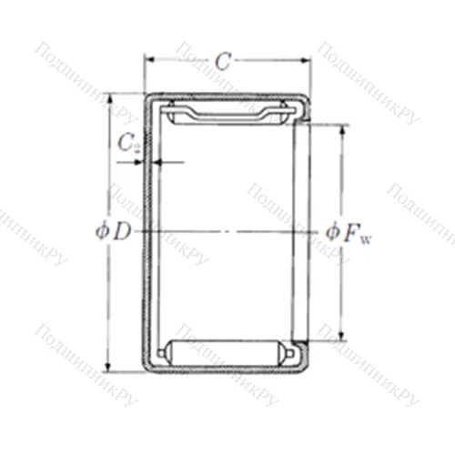 Подшипник игольчатый радиальный MJH-571