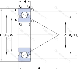 Подшипник BSD 60120 C