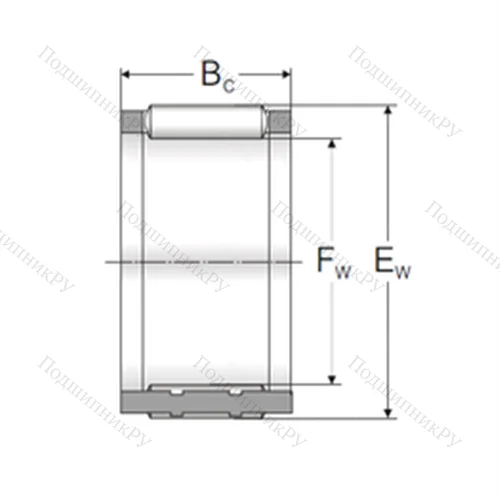 Подшипник игольчатый радиальный K 80x88x30TN