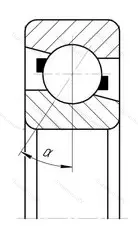 Подшипник  7320B (66320) размер 100x215x47