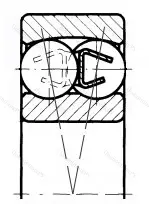 Подшипник  1215 (1215) размер 75x130x25