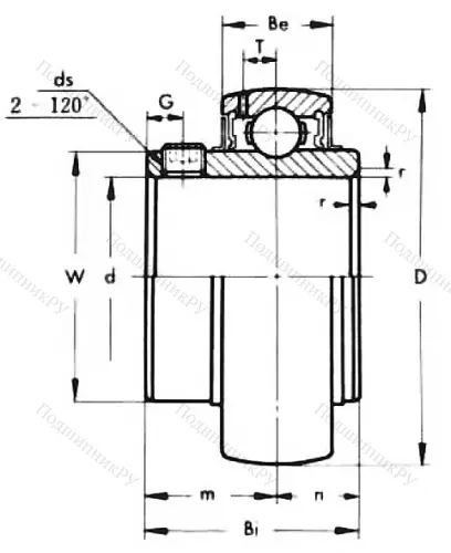 Корпусный подшипник UC 204-12 в Ярославле