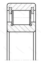 Подшипник  NCL 313 (102313) размер 65x140x33 от производителя  SKF