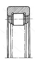 Модификация подшипника 6-1203 размер 17x40x12