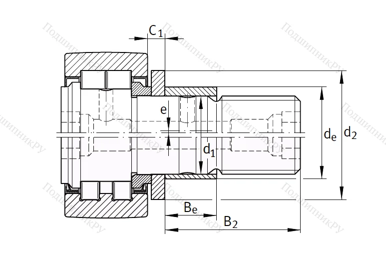 Подшипник PWKRE 72 2RS