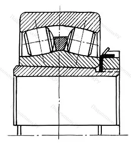 Модификация подшипника 353528Н размер 140x290x80/119