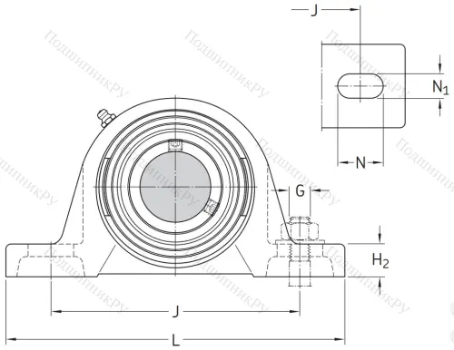 Подшипниковый корпус SYJ 506 в Ярославле