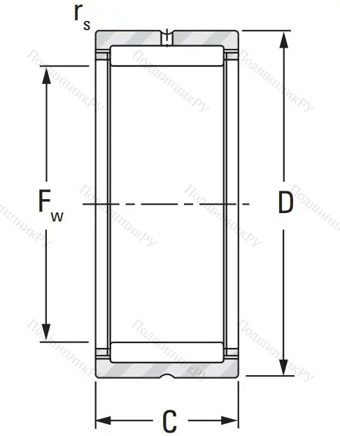 Игольчатый подшипник NK 45/20 A