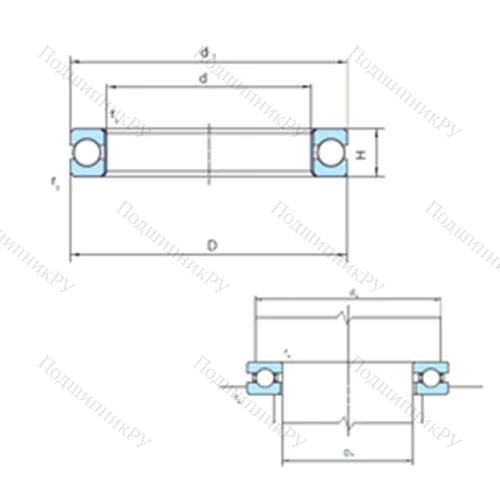 Подшипник шариковый упорный  212-320