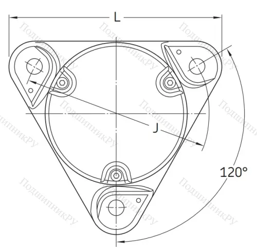 Подшипниковый фланцевый корпус FNL 515 A в Ярославле