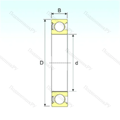 Подшипник шариковый радиальный