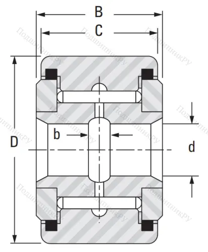 Подшипник YCRS-32 от производителя  KOYO