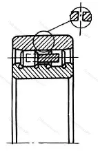 Подшипник N 219 размер 95x170x32