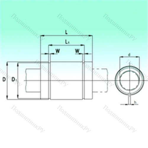Подшипник шариковый линейный KBS 0522
