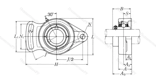 Подшипниковый узел UCFA 210 NSK в Ярославле