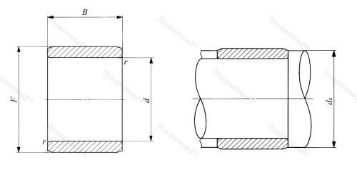 Игольчатый подшипник подшипник LRT 121612 (IKO) от производителя  IKO