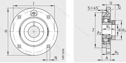 Подшипниковый корпус  GG.ME 12-N в Ярославле