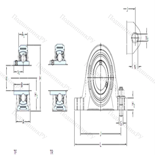 Подшипниковый узел шариковый радиальный SYK 40 TR