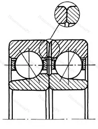 Модификация подшипника 336320 размер 100x215x94