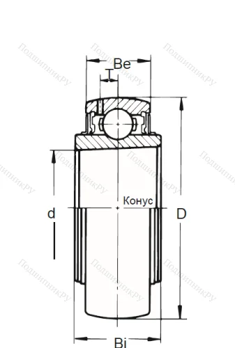 Корпусный подшипник UK 206 в Ярославле
