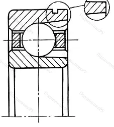 Модификация подшипника 75-170315Е1Ш2 размер 75x160x37