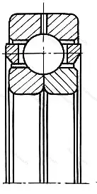 Подшипник  176124 (QJ 1024) размер 120x180x28