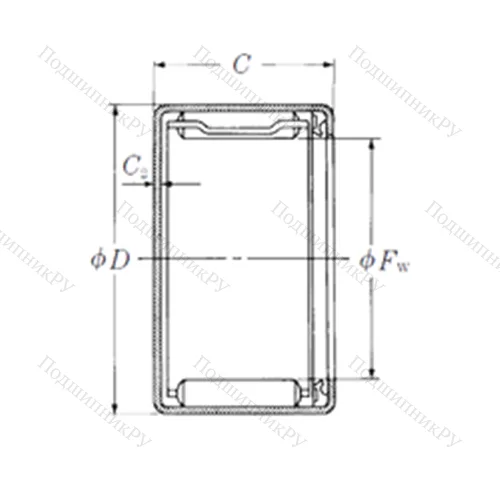 Подшипник игольчатый радиальный MFJLT-2018