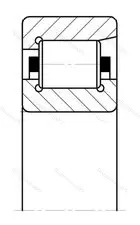 Подшипник  12308 (NF 308) размер 40x90x23 от производителя  ГПЗ-4