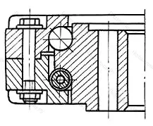 Модификация подшипника 3687/810 размер 810x1000x75