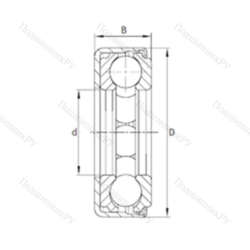 Подшипник шариковый упорный F-550381