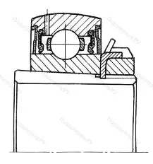 Подшипник  680205 размер 25x62x19 от производителя  ГПЗ-3