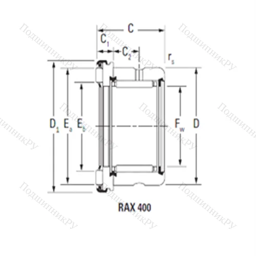 Подшипник комбинированный RAX 425