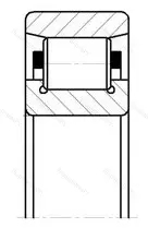 Подшипник  2317 (N 317) размер 85x180x41
