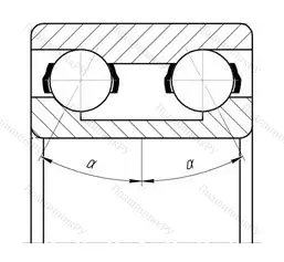 Подшипник 3220.M.P 6Q 6 размер 100x180x60,3
