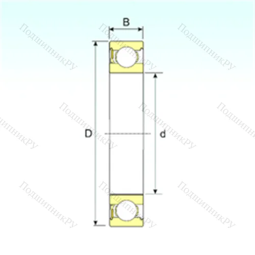 Подшипник шариковый радиальный