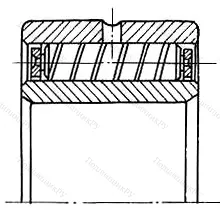 Подшипник  5232 размер 160x290x124 от производителя  ГПЗ-1